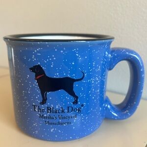 The Black Dog Martha’s Vineyard Speckled Blue Campfire Ceramic Coffee Mug